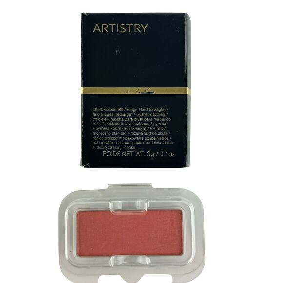 Artistry Cheek Colour Refill, Coral Blush Makeup, Vintage Refill Compact - Picture 1 of 10